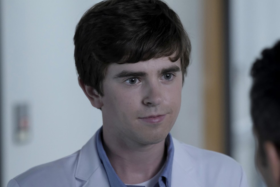 Freddie Highmore em 'The Good Doctor' (Foto: Divulgação) Freddie Highmore em 'The Good Doctor' (Foto: Divulgação)