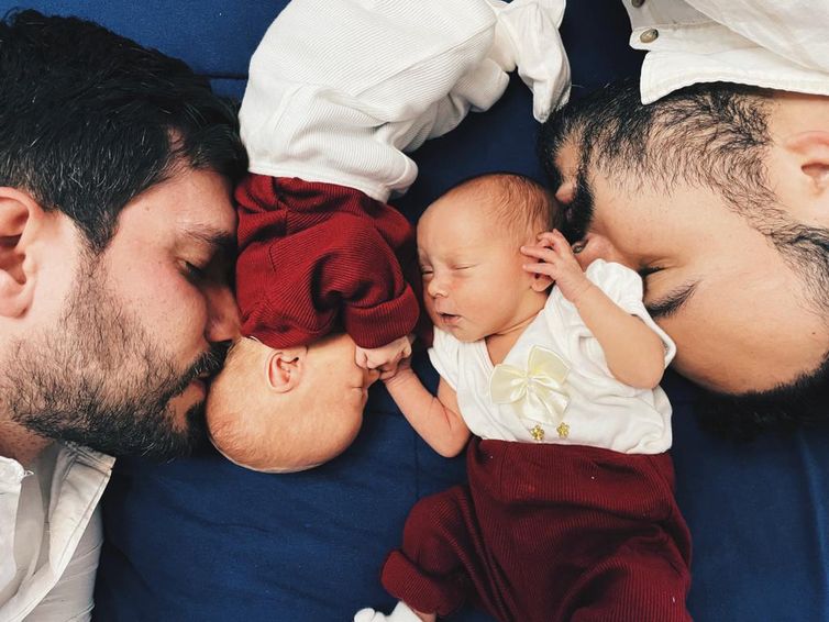 Arquivo pessoal Casais gays podem ter bebês com material genético dos dois pais